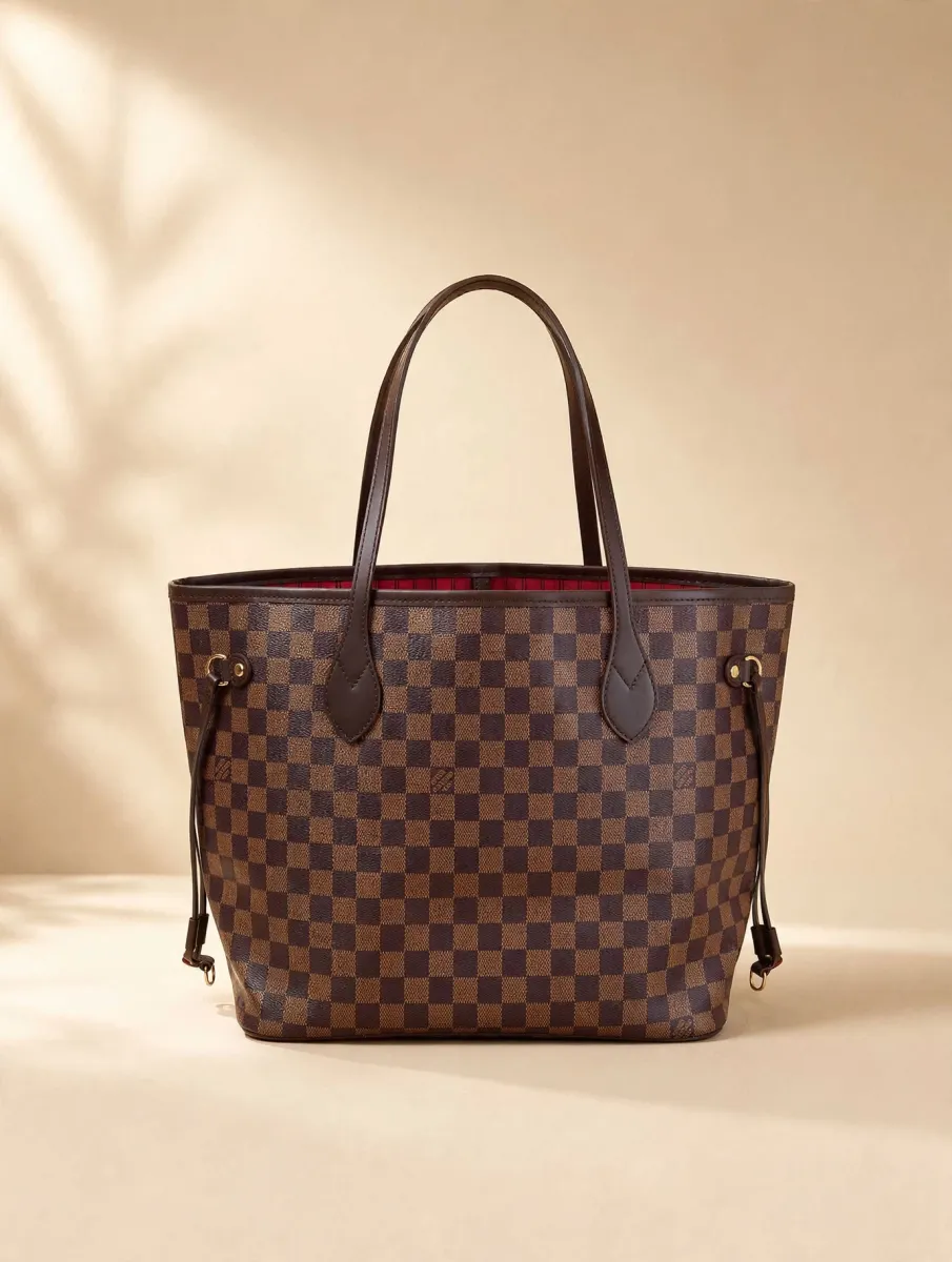 Black LV Monogram Tote Bag