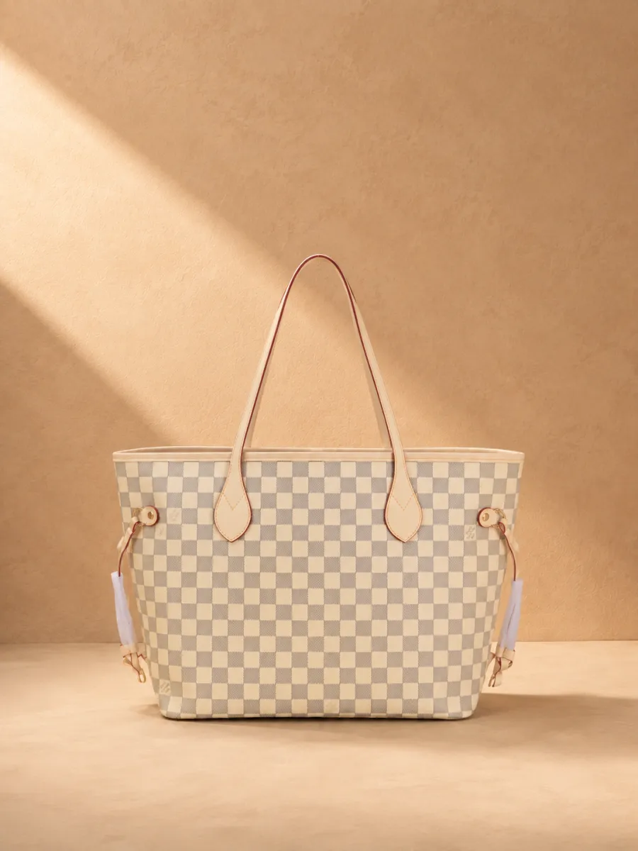 Black LV Monogram Tote Bag