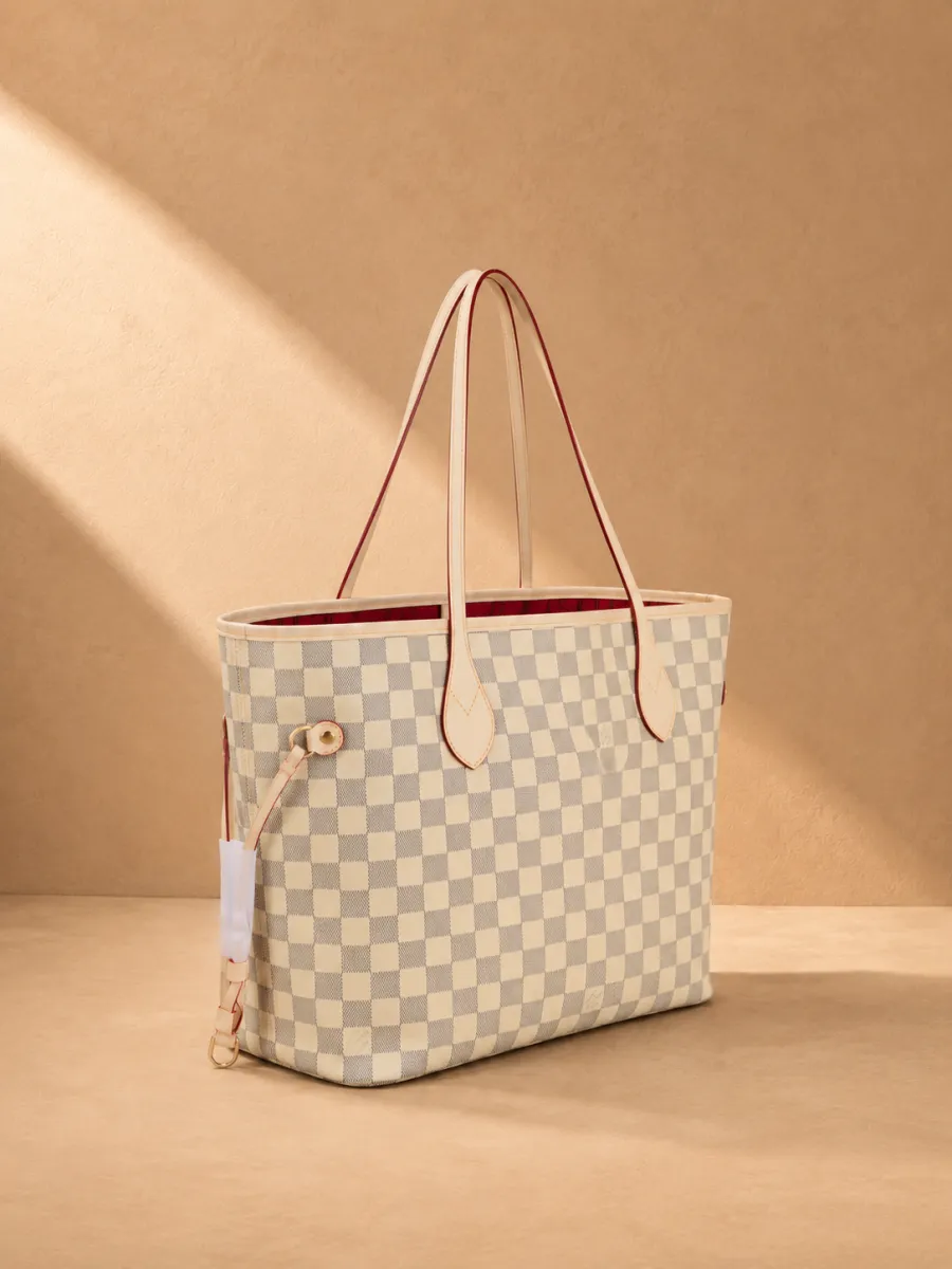 Black LV Monogram Tote Bag
