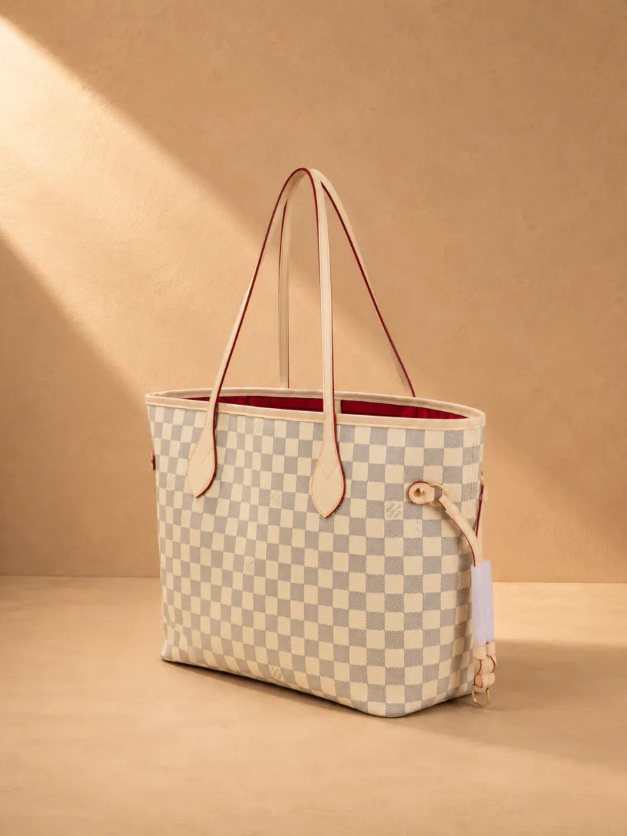 Black LV Monogram Tote Bag