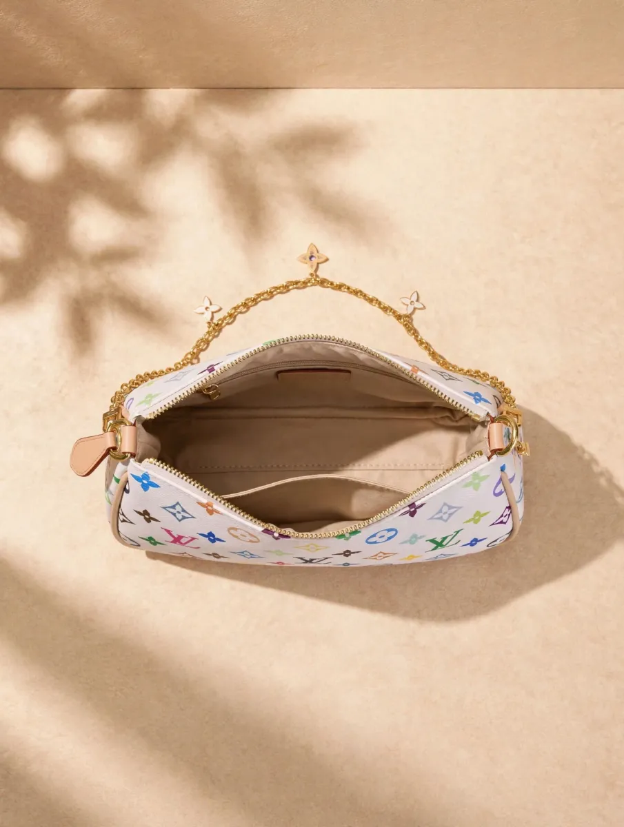 Charmé Multicolor Chain Shoulder Ba