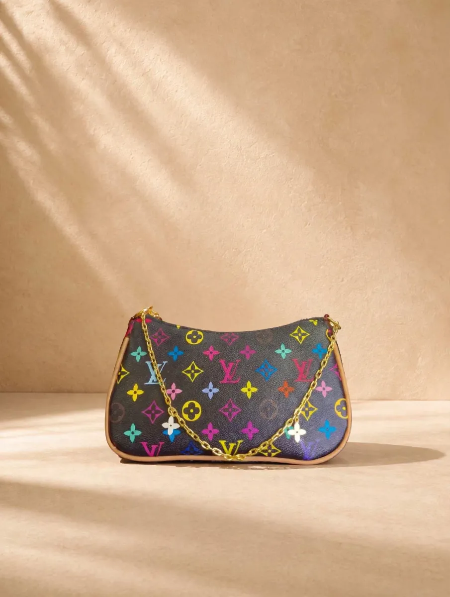 Charmé Multicolor Chain Shoulder Ba