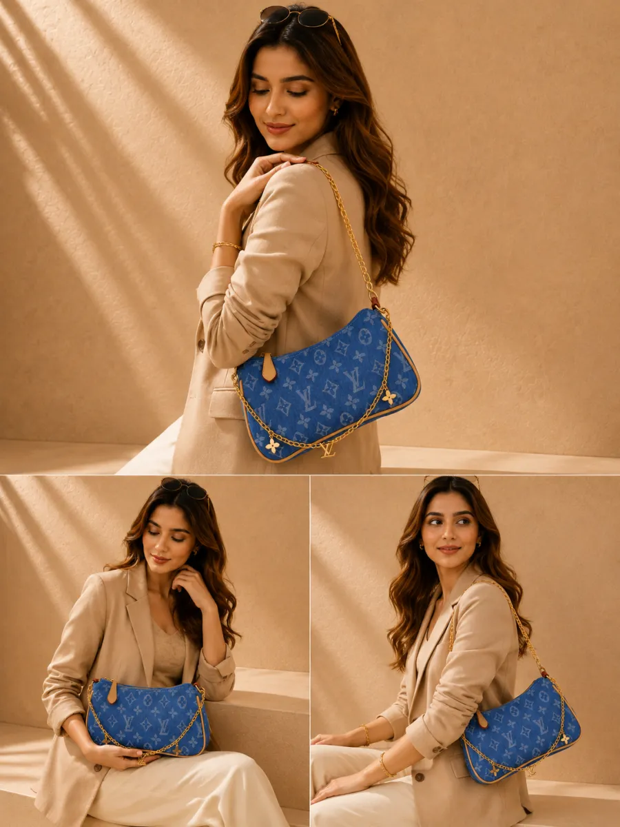 Charmé Multicolor Chain Shoulder Ba