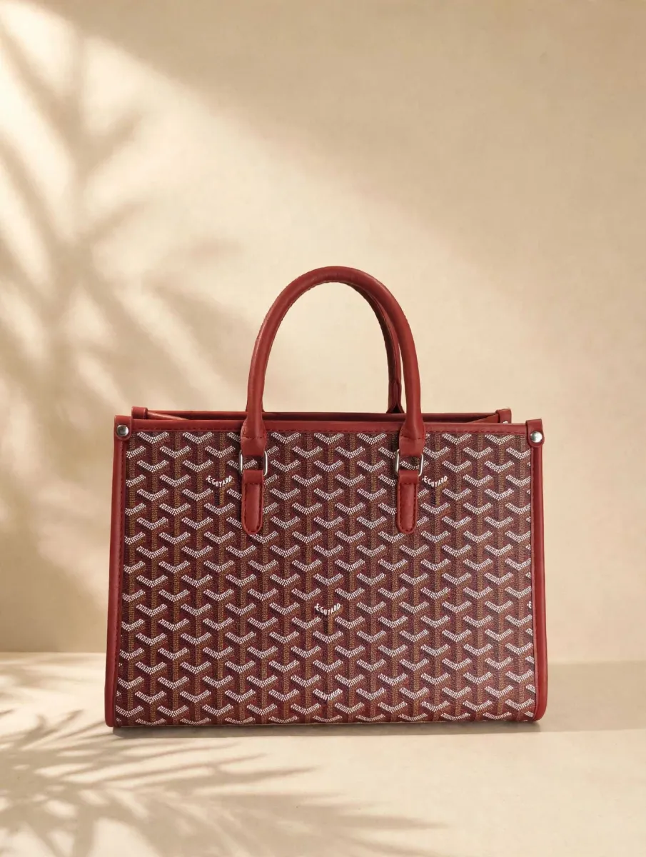 FM Prisem Heritage Tote                                Bordeaux Maroon 