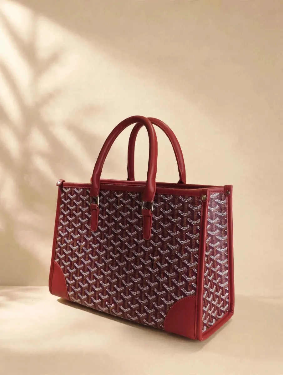 FM Prisem Heritage Tote                                Bordeaux Maroon 