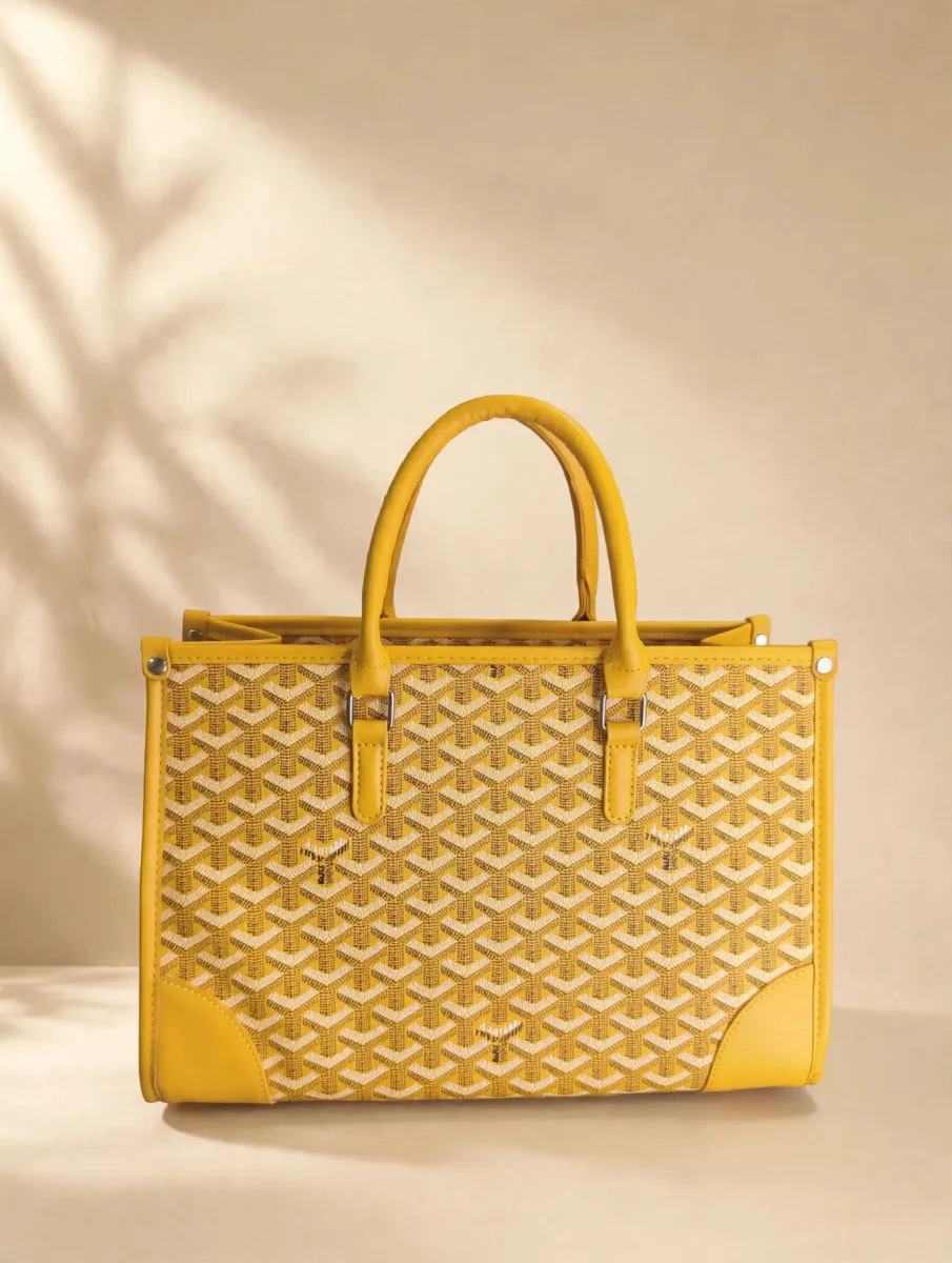 FM Prisem Heritage Tote  Sunshine Yellow 