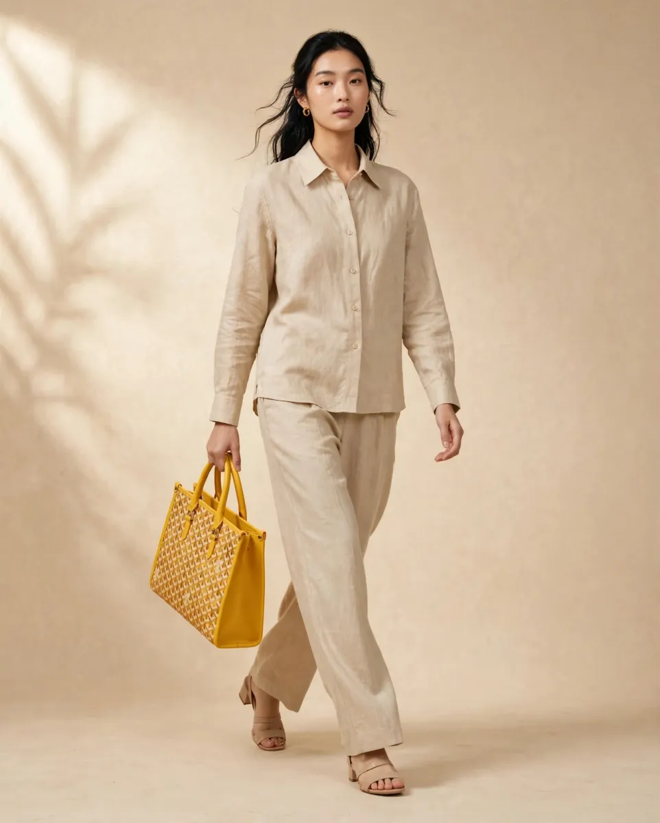 FM Prisem Heritage Tote  Sunshine Yellow 