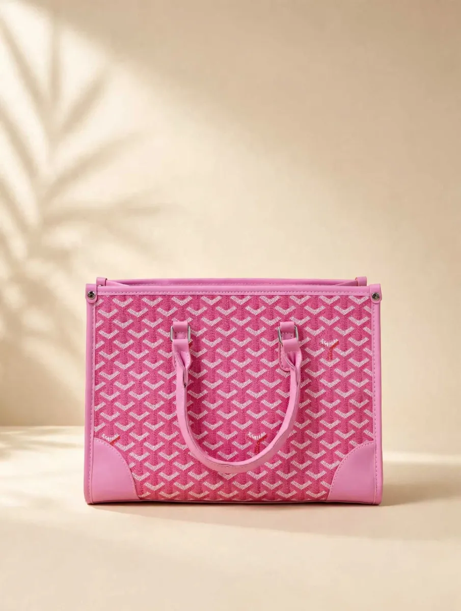 FM Prisem Heritage Tote   Blush Pink 