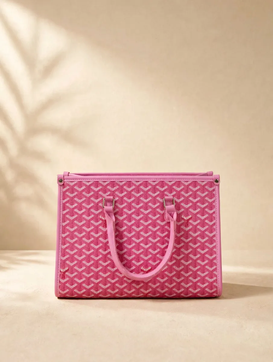 FM Prisem Heritage Tote   Blush Pink 