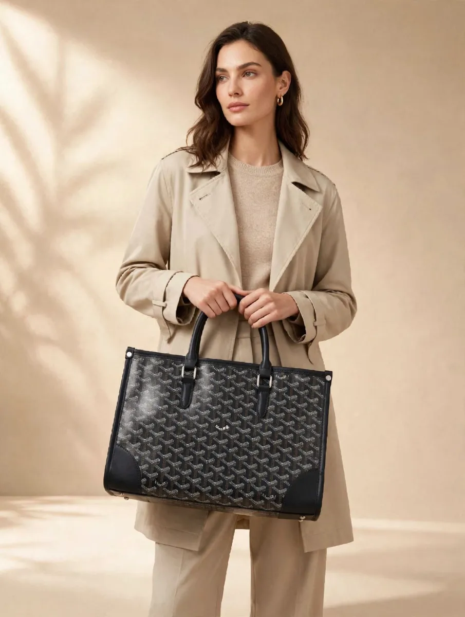 FM Prisem Heritage Tote  Classic Black 