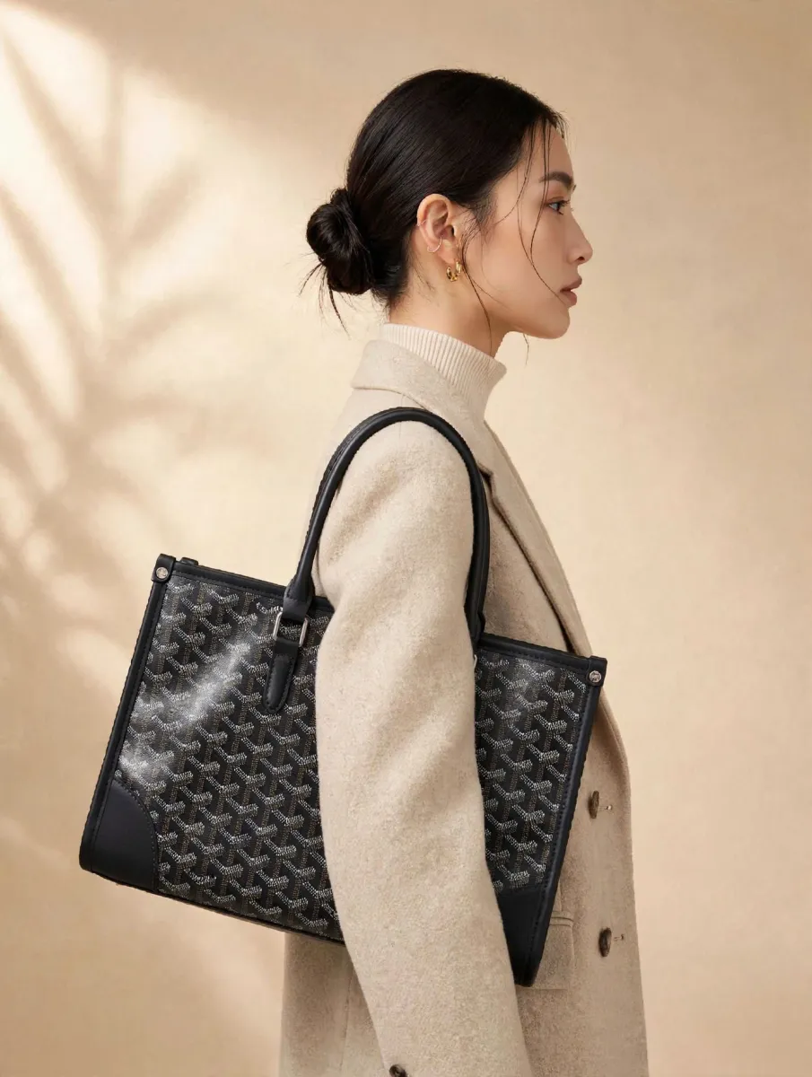 FM Prisem Heritage Tote  Classic Black 