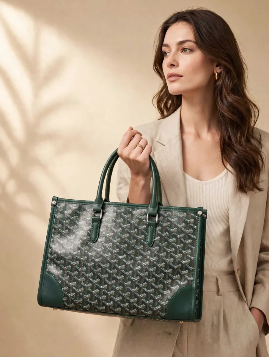FM Prisem Heritage Tote Forest Green