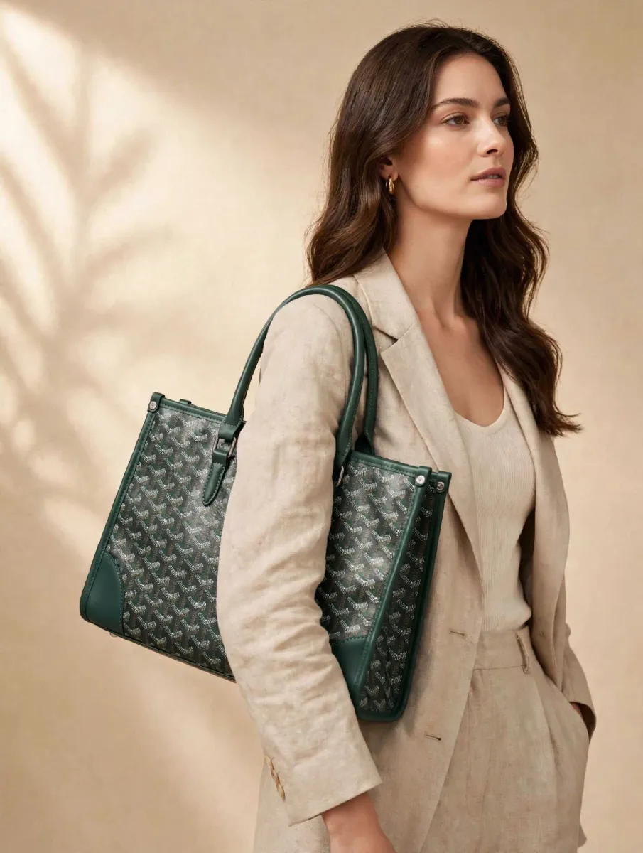 FM Prisem Heritage Tote Forest Green