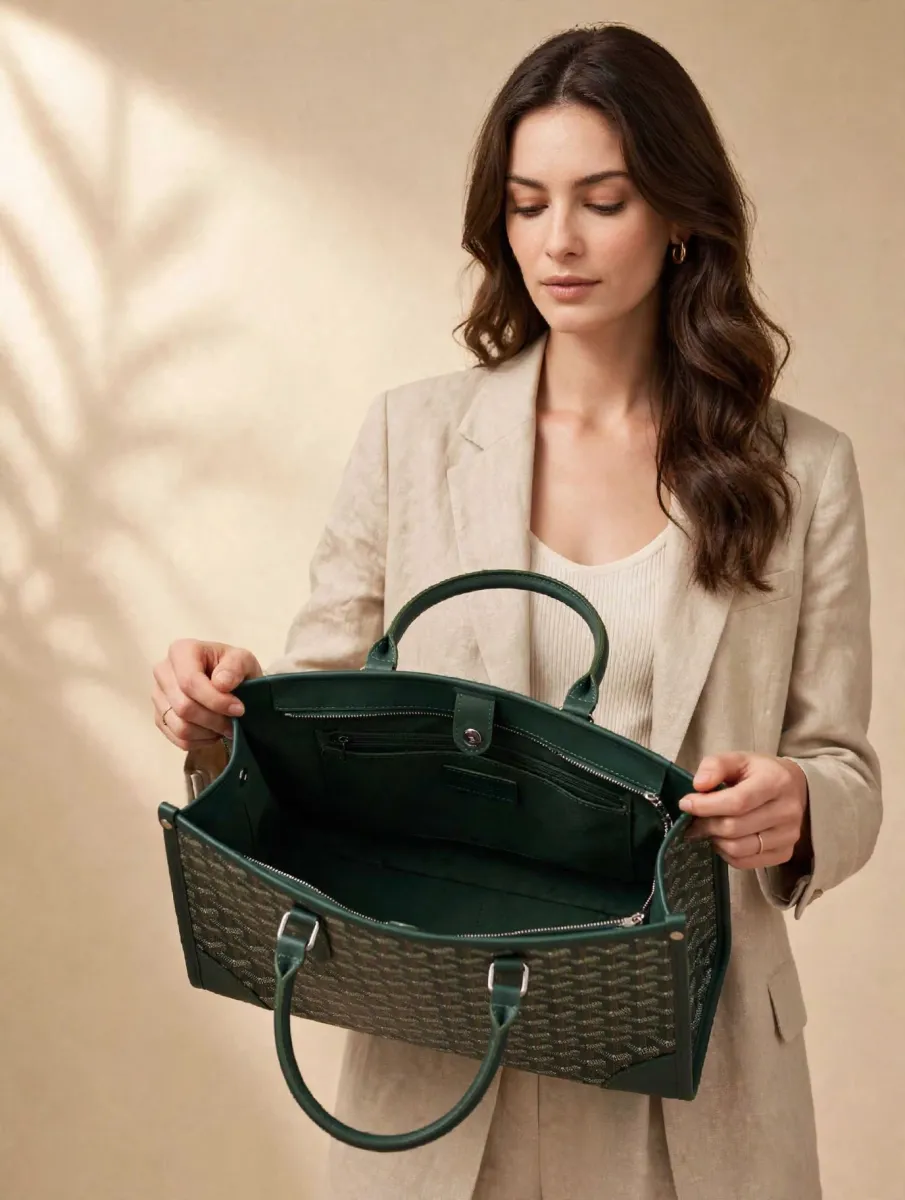 FM Prisem Heritage Tote Forest Green