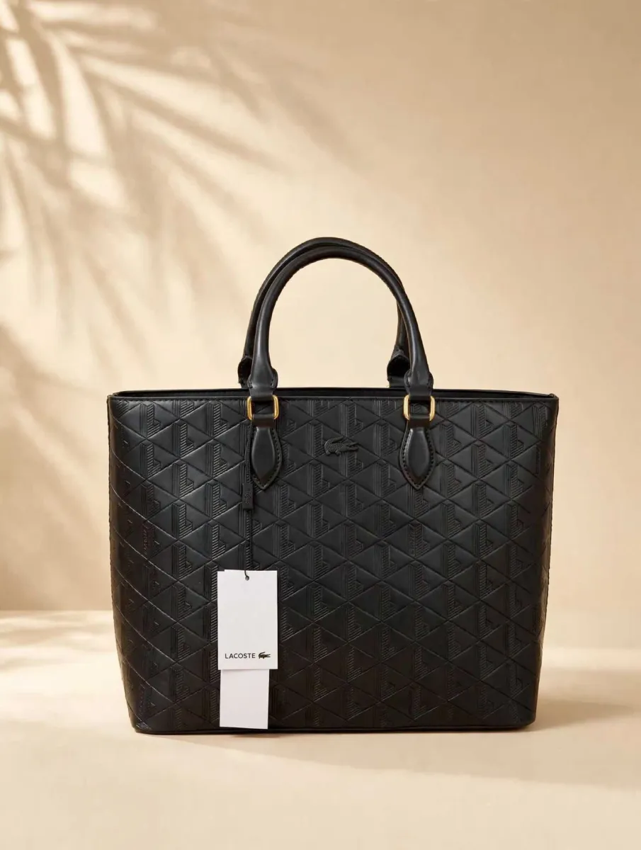 Luxe Mono Tote Bag