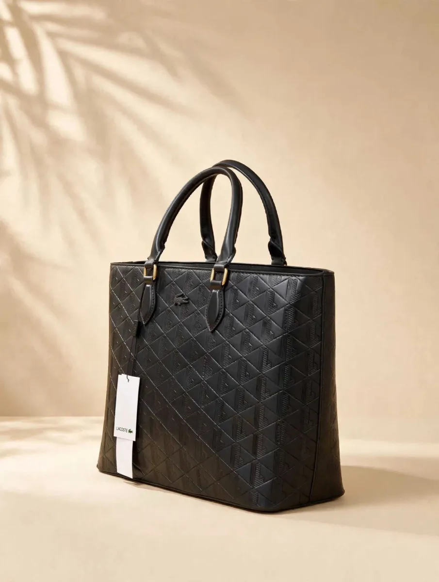 Luxe Mono Tote Bag