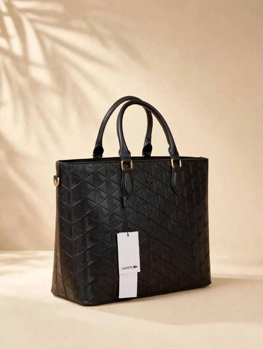 Luxe Mono Tote Bag