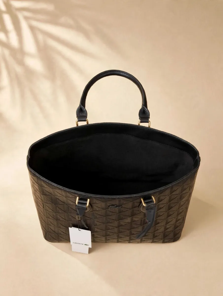 Luxe Mono Tote Bag