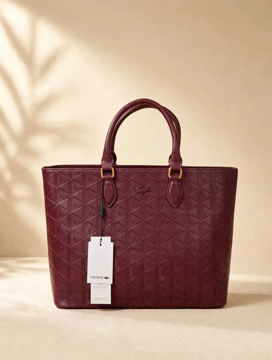Luxe Mono Tote Bag