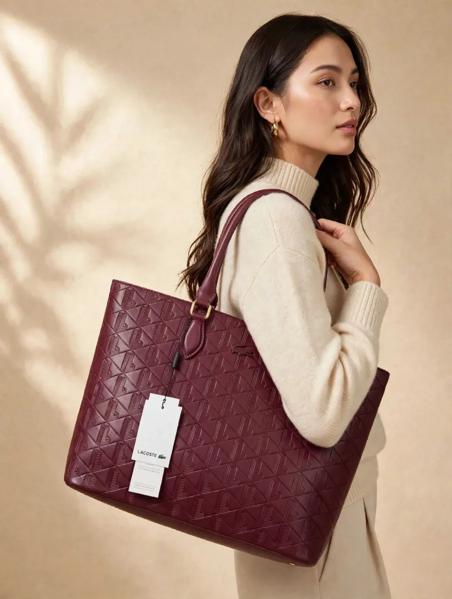 Luxe Mono Tote Bag