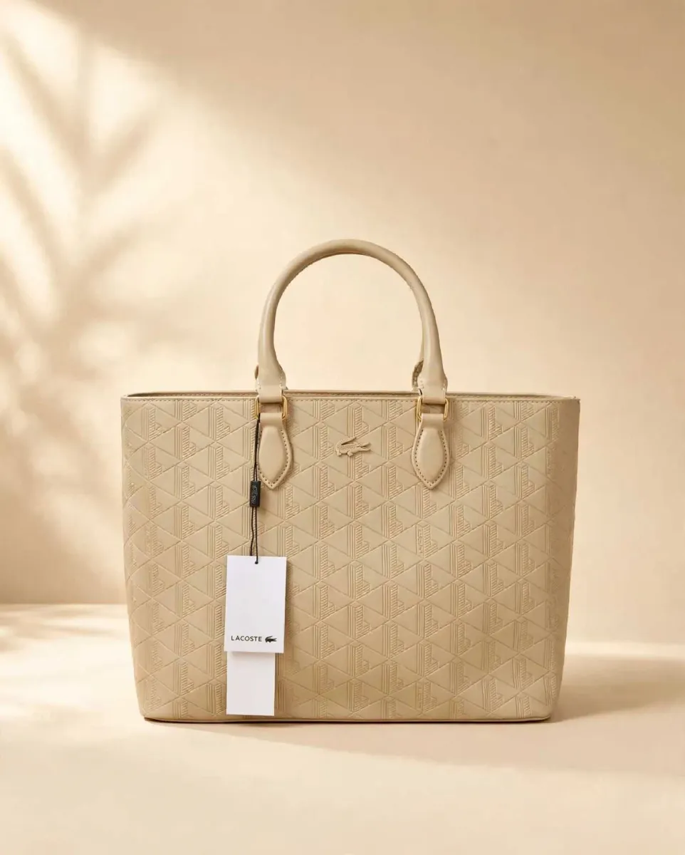 Luxe Mono Tote Bag
