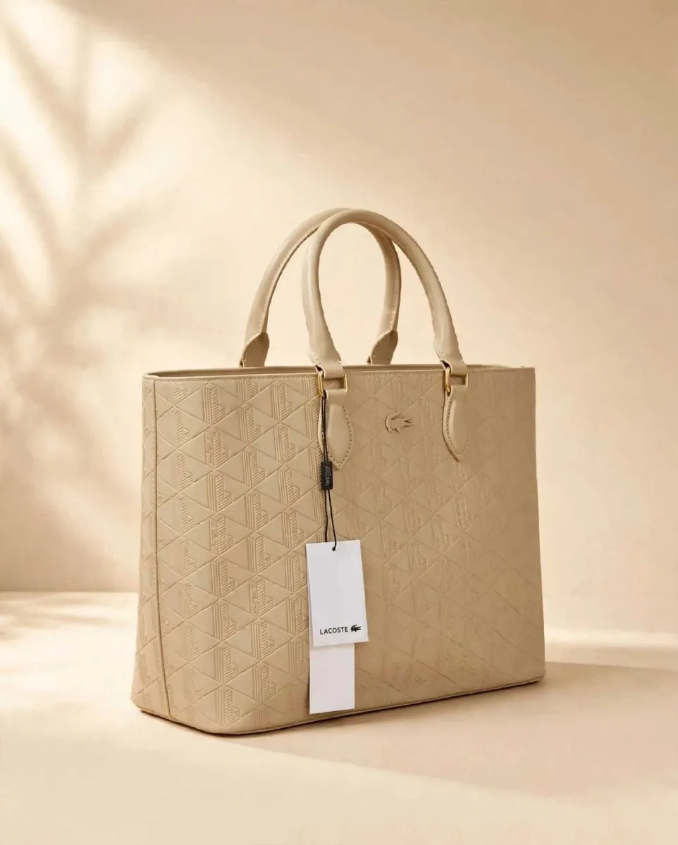 Luxe Mono Tote Bag