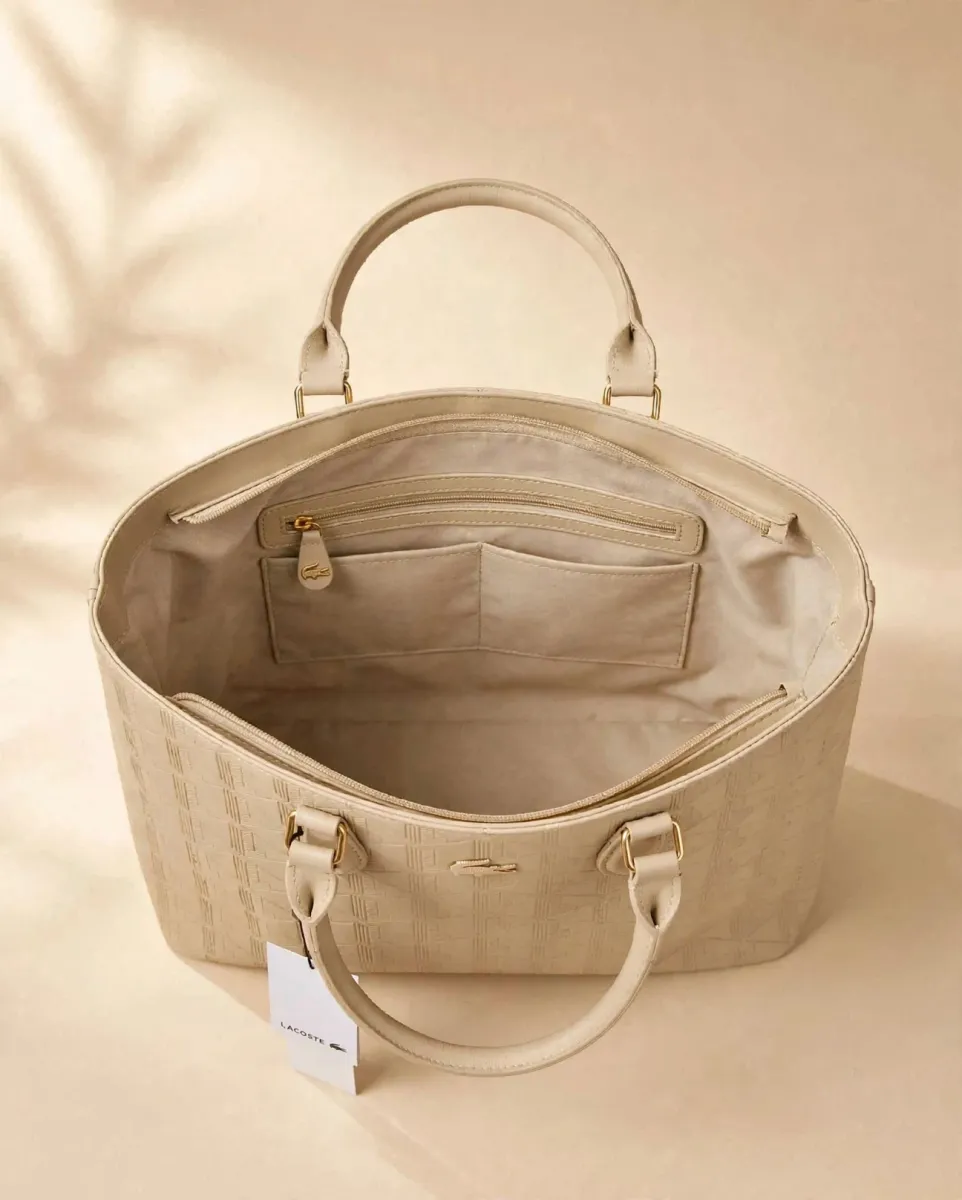Luxe Mono Tote Bag