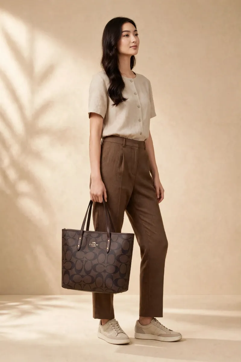 Signature Monogram Tote Bag