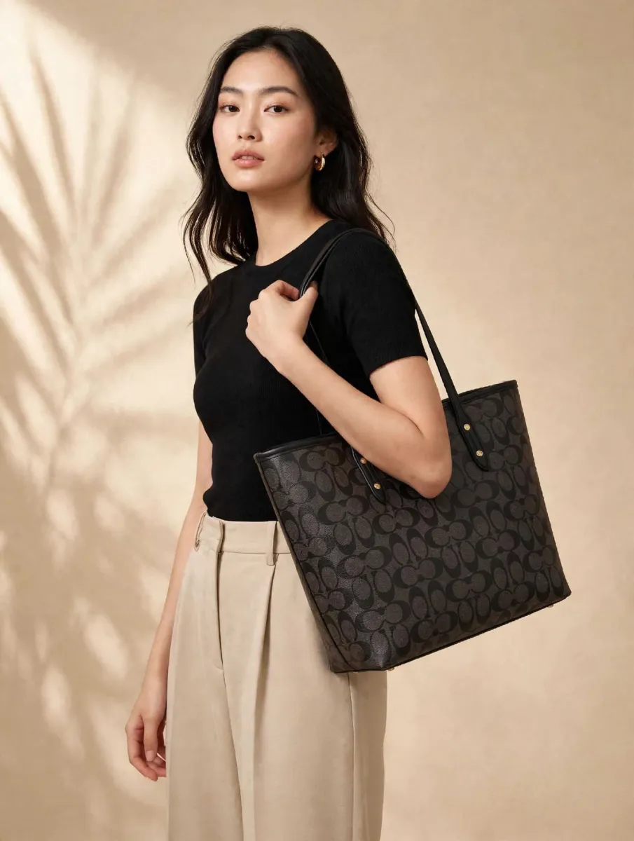 Signature Monogram Tote Bag