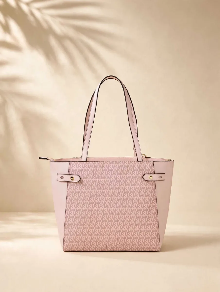Blush MK Stripe Tote