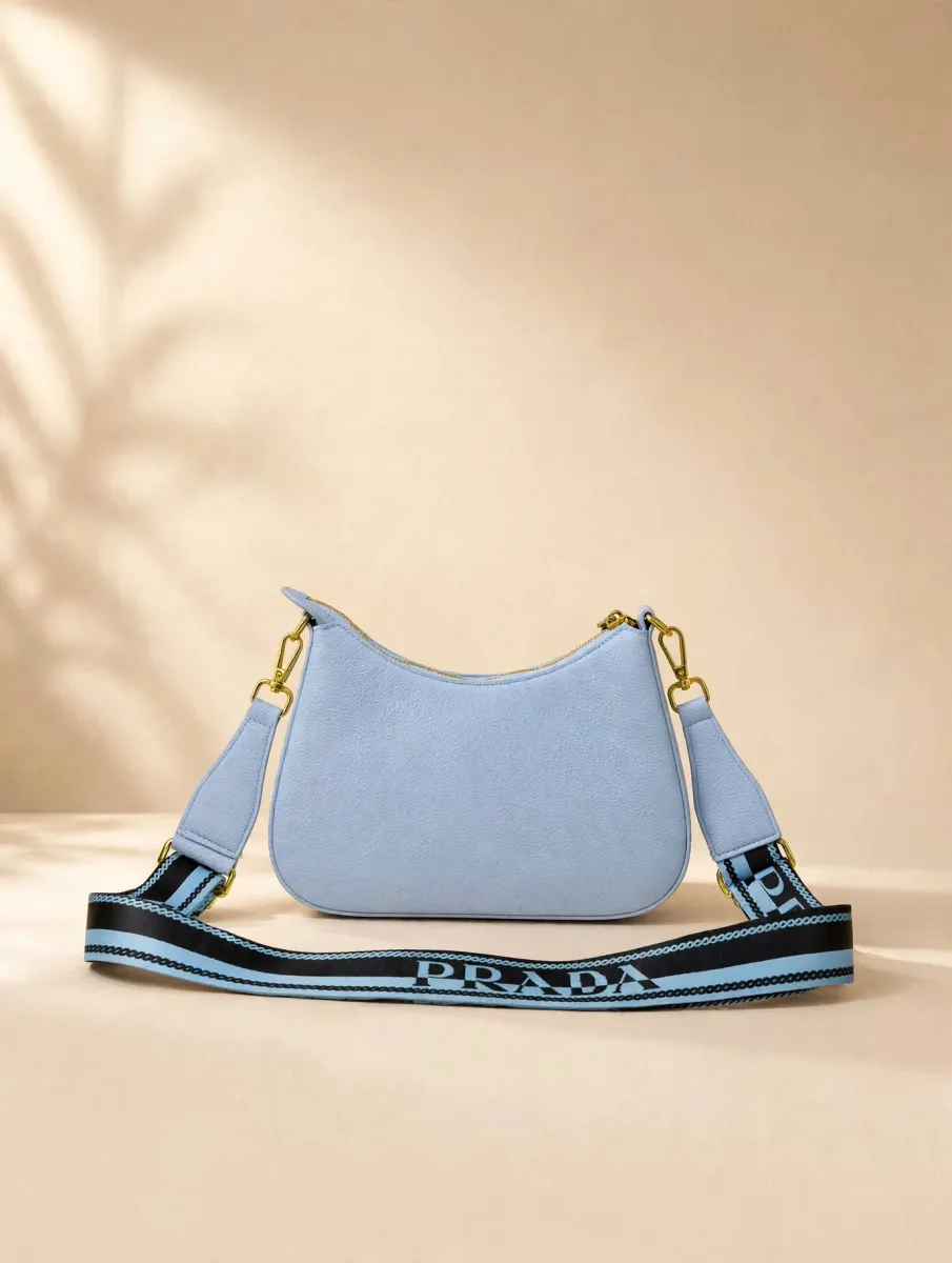 Sky Blue Hobo Sling Bag