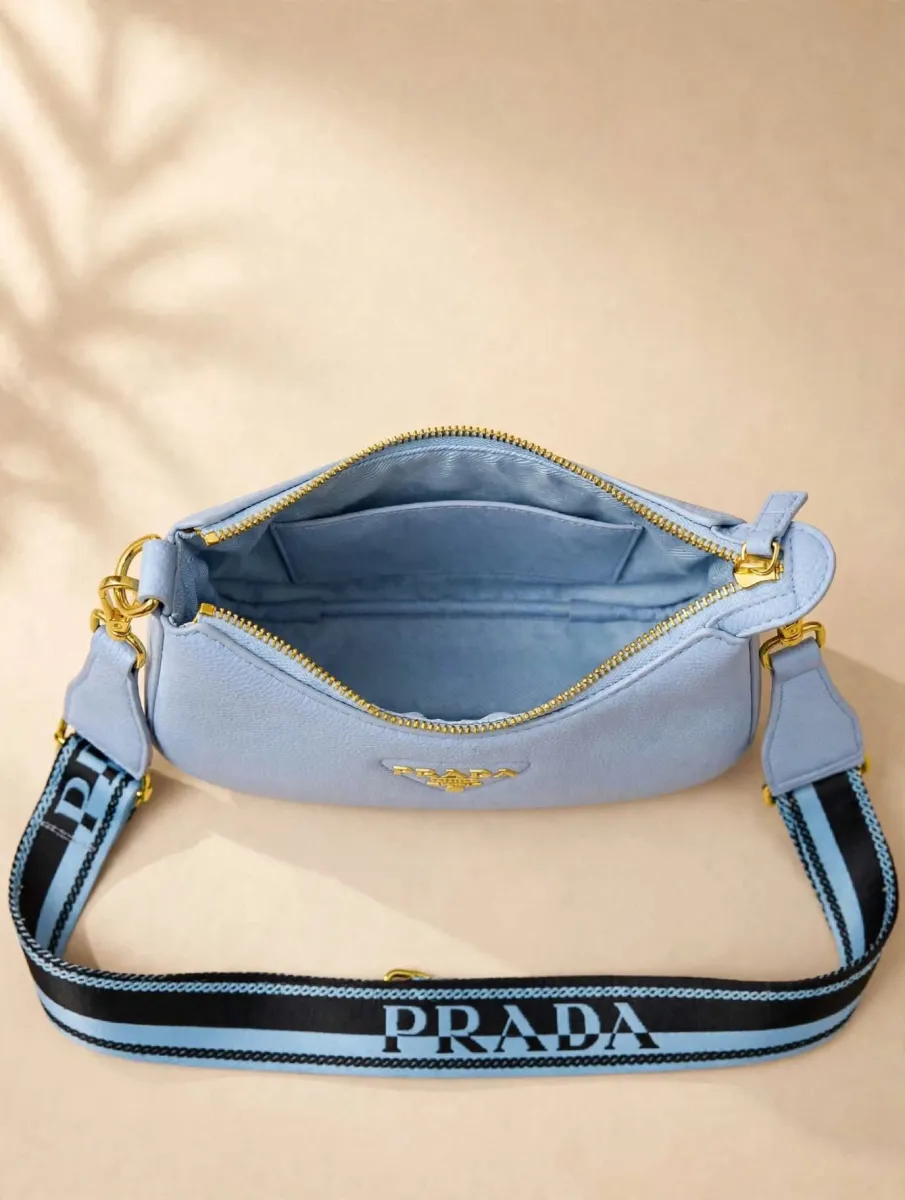 Sky Blue Hobo Sling Bag