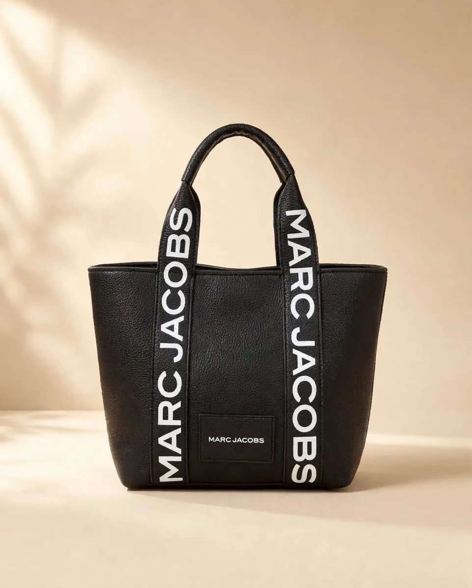 MJ Signature Handle Tote Bag Black 3