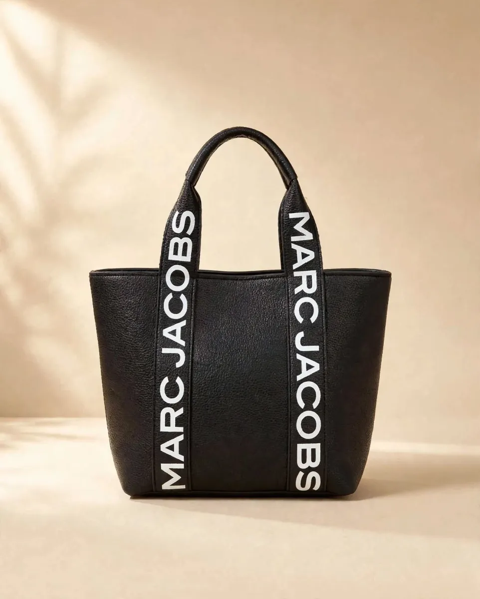 MJ Signature Handle Tote Bag Black 3