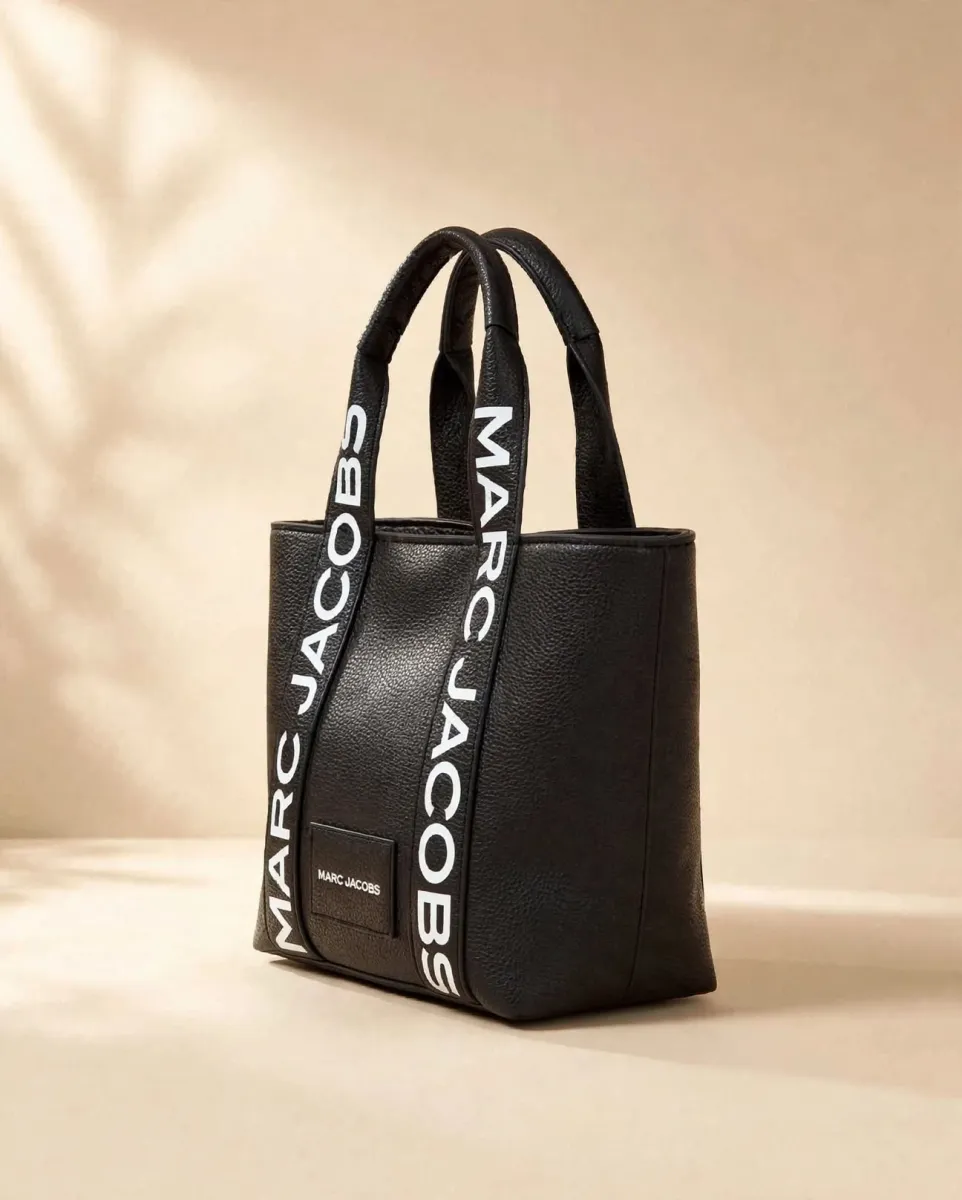 MJ Signature Handle Tote Bag Black 3
