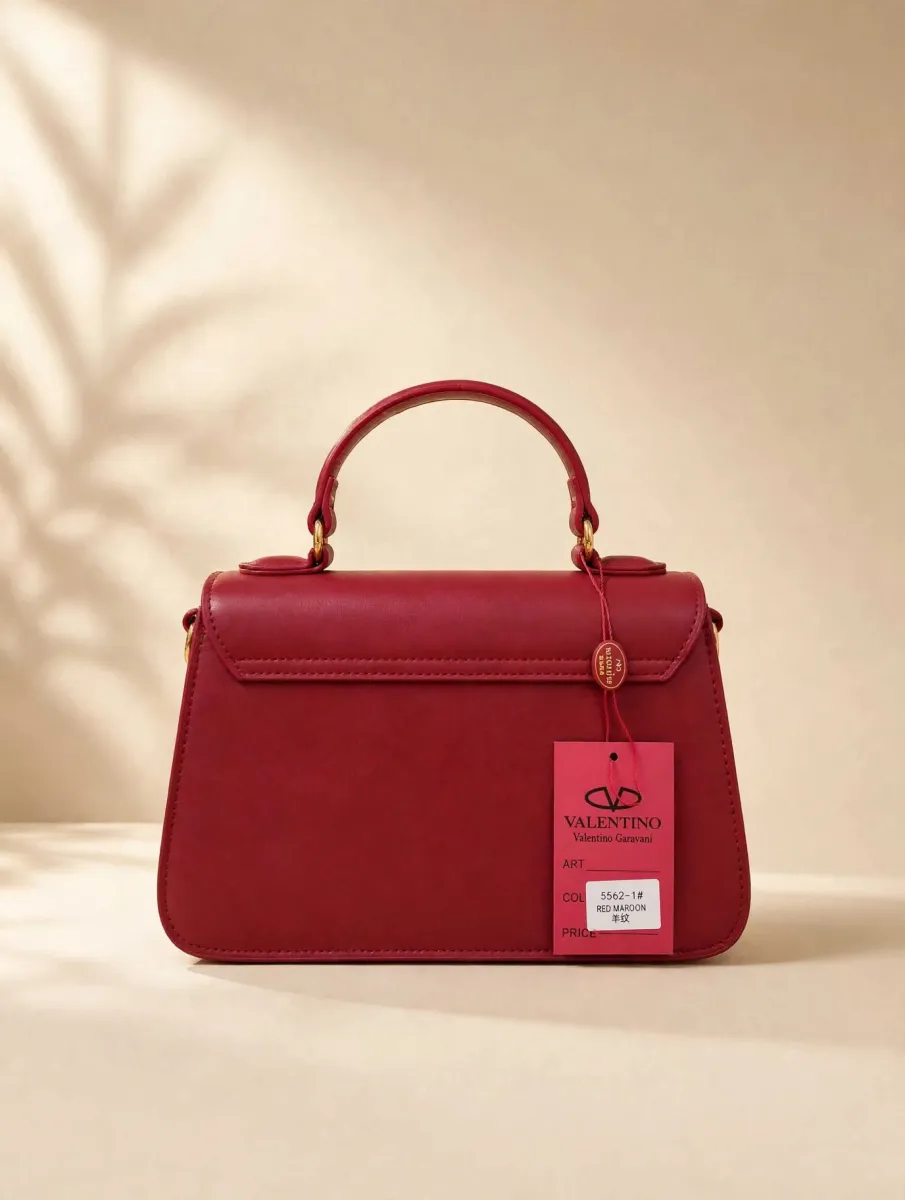 Valentino V Mini Bag - Maroon